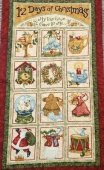 12 days of christmas Pannello