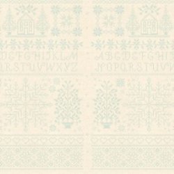 pannello paesaggio azzurro panna
