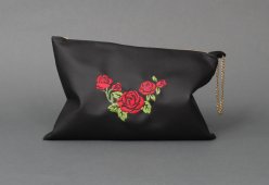 POCHETTE NERA ECOPELLE KIT