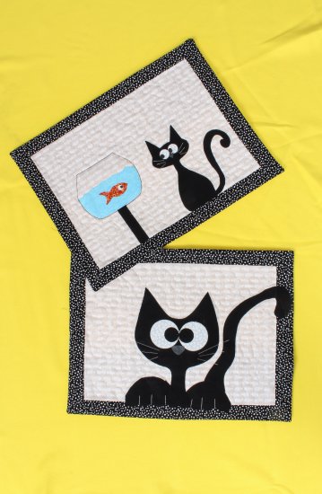 tovagliette gatto nero kit - Clicca l'immagine per chiudere