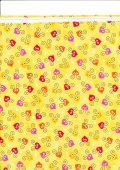 cuoricini fondo giallo