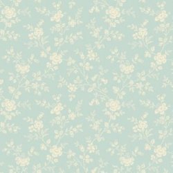 9841 LB fiorellini panna azzurro