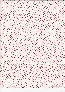 pois rosso su bianco say it with a stitch