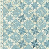 motivo patchwork stelle fondo blu