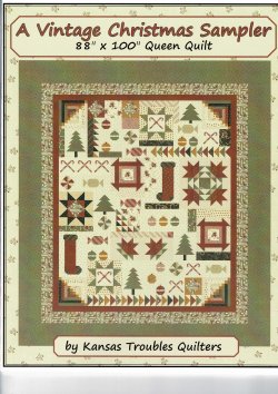 a vintage christmas sampler