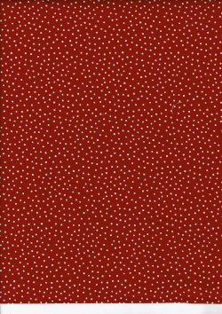 pois bianco su rosso say it with a stitch